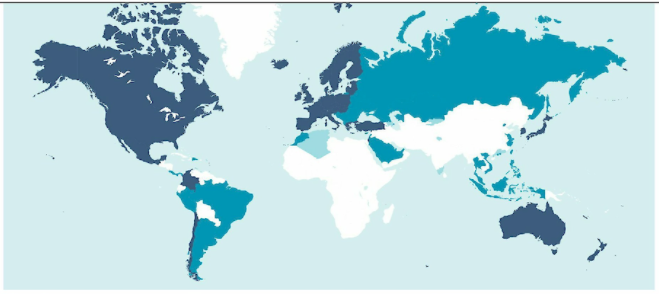 Overzicht deelnemende landen PISA